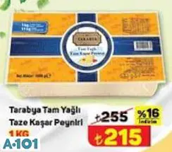 TARABYA TAM YAĞLI TAZE KAŞAR PEYNİRİ 1 KG TARABYA TAM YAĞLI TAZE KAŞAR PEYNİRİ 1 KG